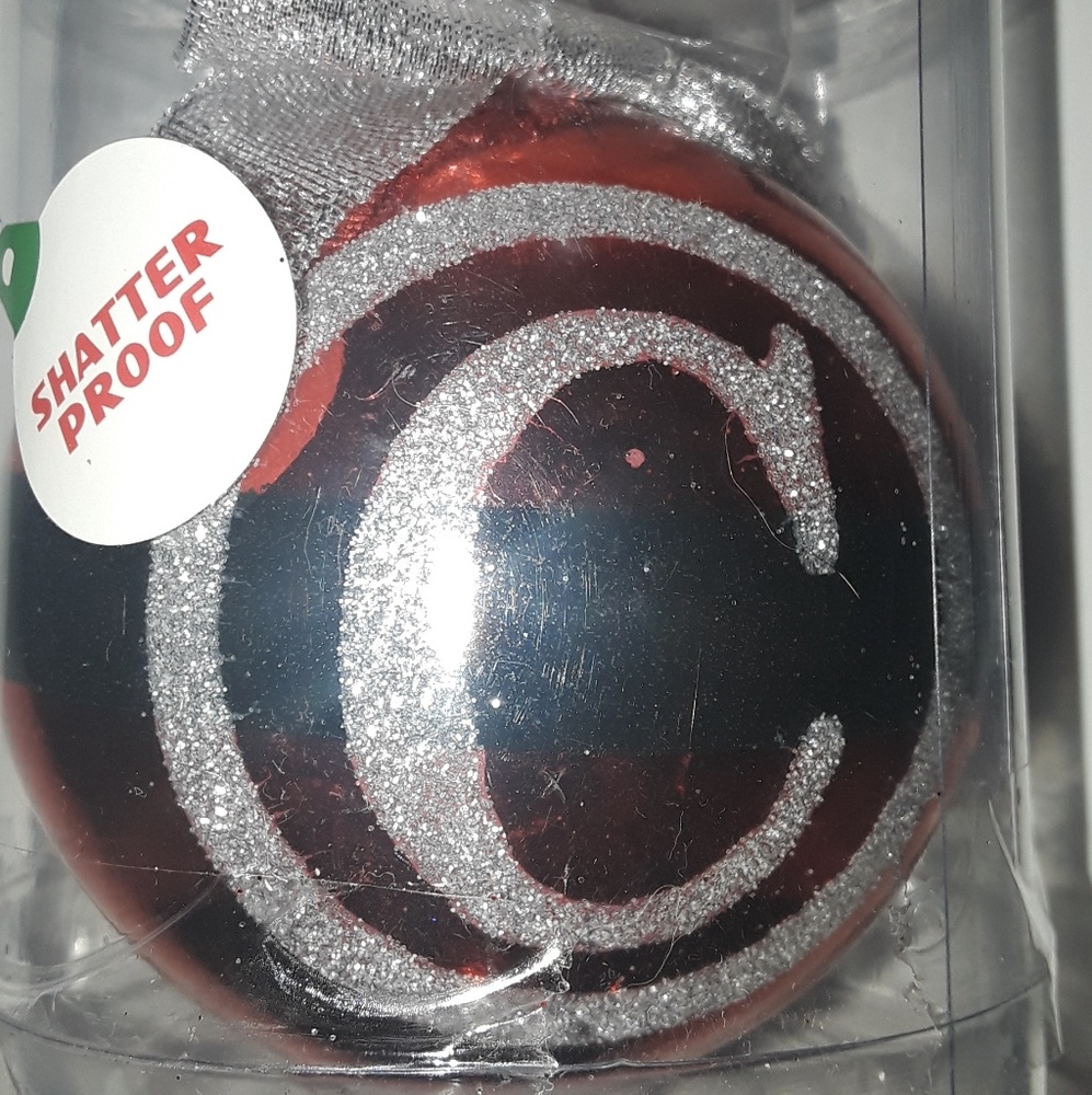 Monogram "C" Shatterproof Ornament NEW